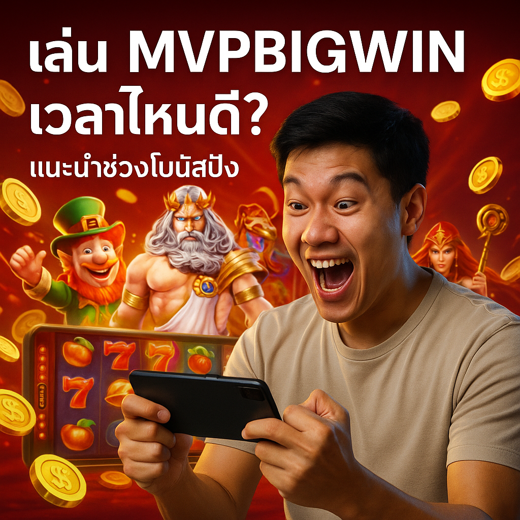เล่น MVPBIGWIN เวลาไหนดี? แนะนำช่วงโบนัสปัง