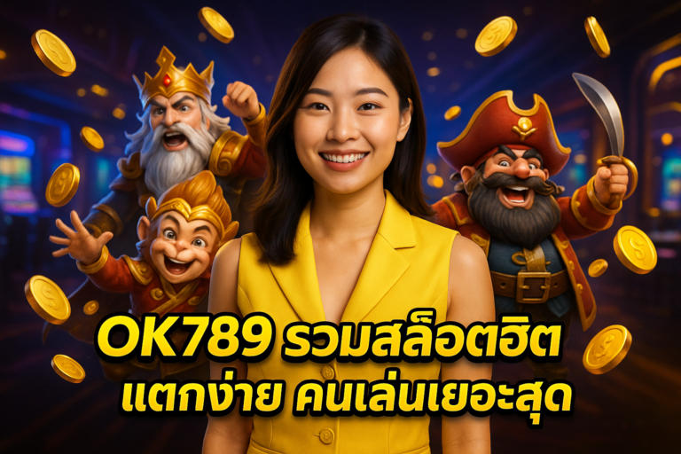 OK789 รวมสล็อตฮิต แตกง่าย คนเล่นเยอะสุด